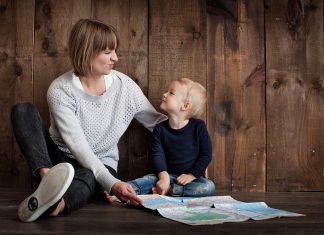 TIPS TO TAKE CARE OF YOUR LITTLE ONES Mom and son