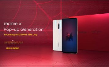Realme X India Launch Set for July 15, Spider-Man: Far From Home Edition Realme X FI