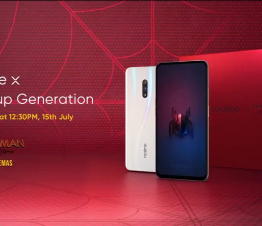 Realme X India Launch Set for July 15, Spider-Man: Far From Home Edition Realme X FI
