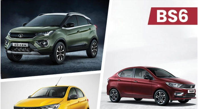 Facelifted Tata Nexon, Tigor, And Tiago Launched With BS6 Engine tata motors